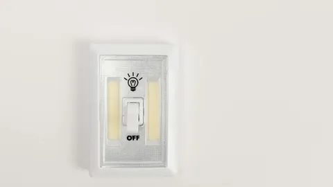 Dimmer switch installation showing wall switch wiring for adjustable light control