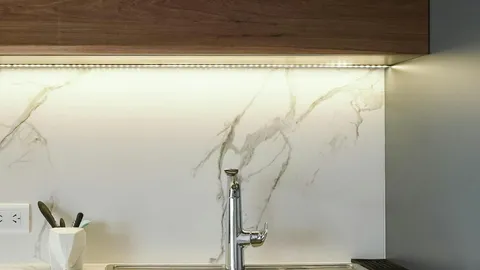 Under-sink cabinet showing the garbage disposal unit, leak diagnostic and replacement guide