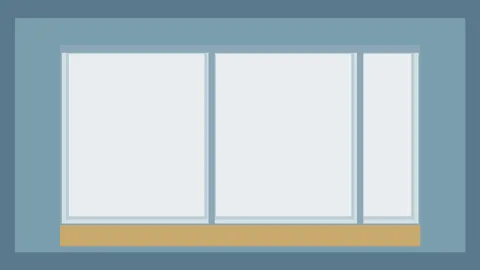Exterior window frame showing gap between wood casing and siding before winter caulking
